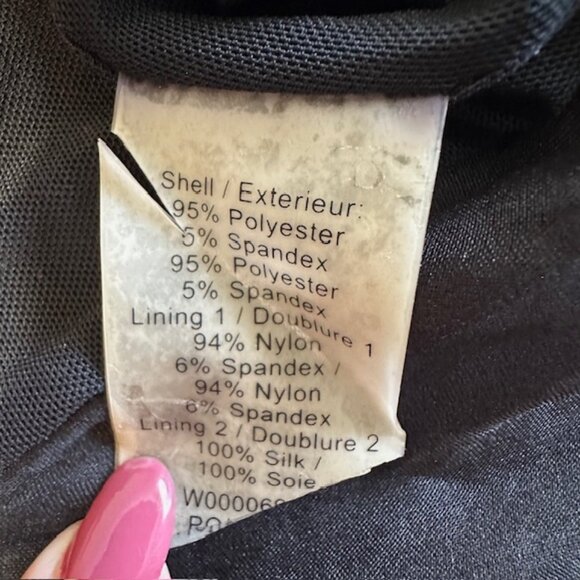 Alice + Olivia Employed Poppy Crew Neck Cap Sleeve Peplum Tom Size Small - Picture 6 of 7